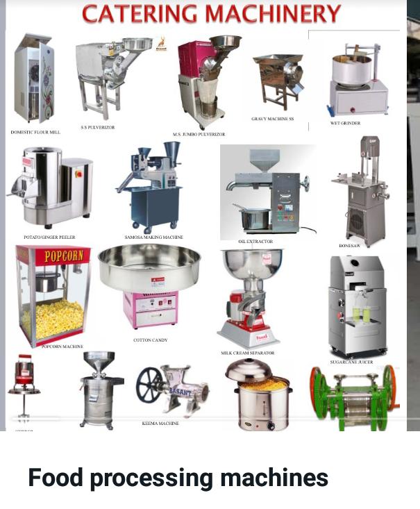 Catering machinery